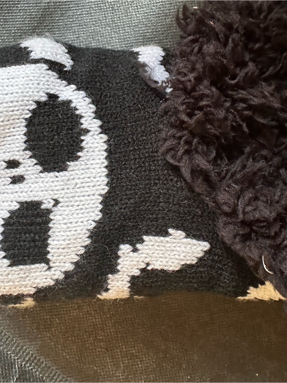 Disney Black and White Tagged Slipper Sock